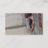 Antiek deur- en deurhendel in boeren thuis visitekaartje (Achterkant)