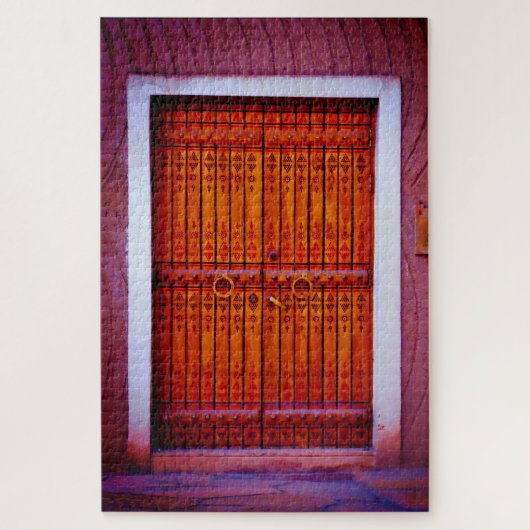 Antiek deur legpuzzel (Verticaal)