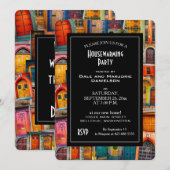 Antiek Deuren Housewarming Party Kaart (Voorkant / Achterkant)