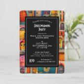 Antiek Deuren Housewarming Party Kaart (Staand voorkant)