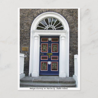 Antiek Deuropening, Merrion Square Briefkaart