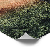 Antiek dieren Oerwoud afdrukken Poster (Hoek)