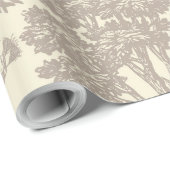 Antiek dinosaurus toilepatroon cadeaupapier (Rol Hoek)