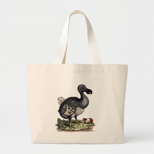 Antiek Dodo Afbeelding op Canvas tas (Voorkant)