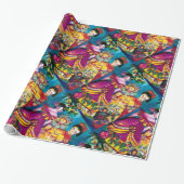 Antiek DOLLAR EN CHRISTMAS-ORNAMENS Cadeaupapier (Uitgerold)