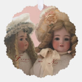 Antiek Dolls Ornament Kaart (Voorkant)