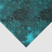 Antiek  donker Blauwgroen Victoriaans patroon Tissuepapier (Detail)