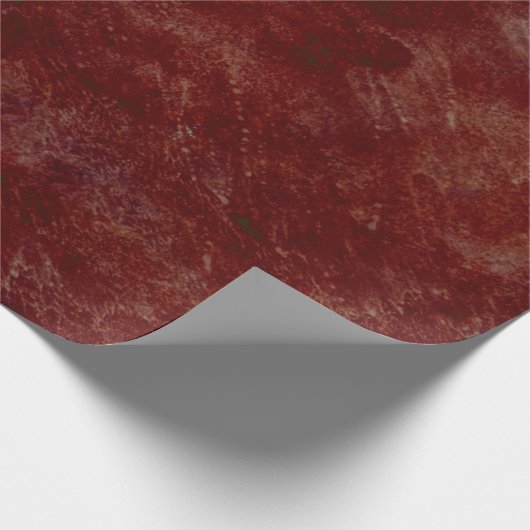  Antiek donkerbruin getextureerd ontkoppeld Cadeaupapier (Hoek)