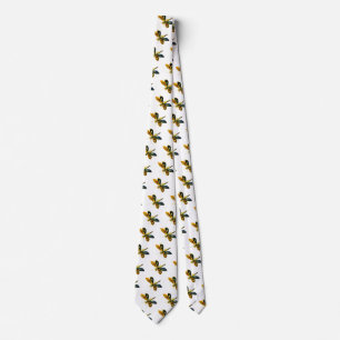 ANTIEK DRAGONFLY JEWEL, Wit Stropdas