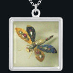 ANTIEK DRAGONFLY JEWEL ZILVER VERGULDEN KETTING<br><div class="desc">Elegante,  kleurrijke,  klassieke antiek gouden enameljewel met robijen,  parels,  diamanten in gele blauwe kleuren. . Foto en digitale grafische bewerking door Bulgan Lumini . Deel van het nieuwe collectie ARCADIA .</div>