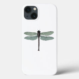 Antiek  dragonfly Typografische Case-Mate iPhone Case