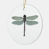 Antiek  dragonfly Typografische Keramisch Ornament (Links)
