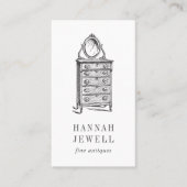 Antiek Dresser | meubilair Visitekaartje (Voorkant)