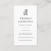 Antiek Dresser | meubilair Visitekaartje (Achterkant)