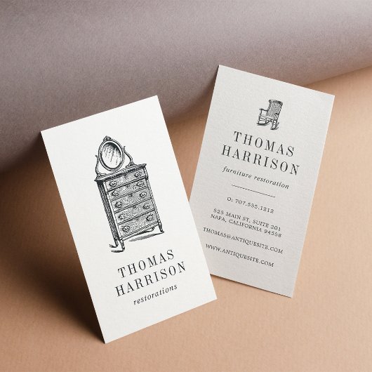 Antiek Dresser | meubilair Visitekaartje
