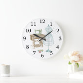 Antiek dressmaker Form Kit  Sewing Desk Grote Klok (Huis)