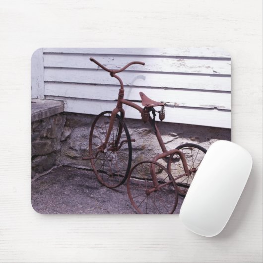 Antiek driewieler muismat (Met muis)