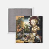 ANTIEK DRUIVEN WIJNGAARD WIJNPROEVERIJ FEest WAX Z Magneet (Voorkant / Achterkant)