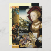 ANTIEK DRUIVEN WIJNGAARD WIJNPROEVERIJ FEESTJE KAART (Voorkant / Achterkant)