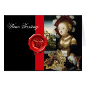 ANTIEK DRUIVENVINEYARDE WIJN MET RODE WAXZEGEL (Voorkant Horizontaal)