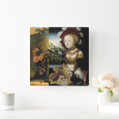 ANTIEK DRUIVENVINEYARDE WIJNBELANGRIJK VIERKANTE KLOK (Huis)