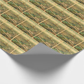  Antiek druk Parijs Cadeaupapier (Hoek)