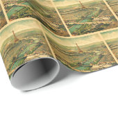  Antiek druk Parijs Cadeaupapier (Rol Hoek)