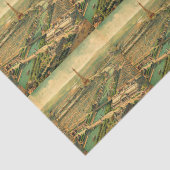  Antiek druk Parijs Tissuepapier (Detail)