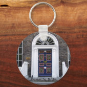 Antiek Dublin Doorway - Merrion Square Sleutelhanger (Voorkant)