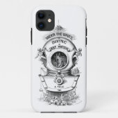 Antiek duikhelm nautisch Case-Mate iPhone case (Achterkant)