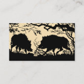 Antiek Duits/Oostenrijks Visitekaartje van everzwi (Achterkant)