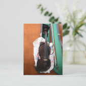Antiek Duits Violin Briefkaart (Staand voorkant)