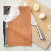 Antiek Duits Violin Theedoek (Quarter Fold)