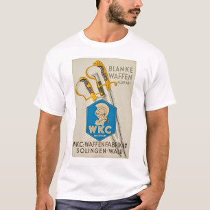 Antiek Duits WKC Solingen-militaria T-shirt