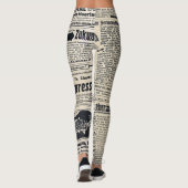 Antiek Duitse krantenadvertenties 1917 Leggings (Achterkant)