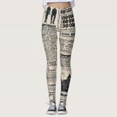 Antiek Duitse krantenadvertenties 1917 Leggings (Voorkant)