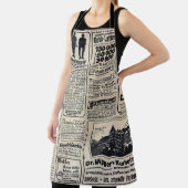 Antiek Duitse krantenadvertenties 1917 Schort (Insitu)