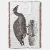 antiek Duitse vogelpers Wildgans wild gans Deken (Voorkant Verticaal)