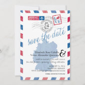 Antiek Duitsland Airmail Save the Date (Voorkant)