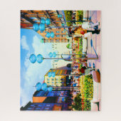 Antiek Duitsland München Stadspoort Karistor Legpuzzel (Verticaal)