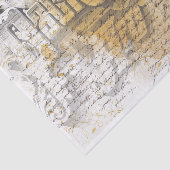 Antiek efemera tissuepapier (Detail)