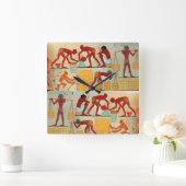 ANTIEK EGYPTE ARCHITECTURALE BOUW VIERKANTE KLOK (Huis)