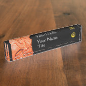 ANTIEK EGYPTIAN HONEY BEE, BEEKEEPER Red Black Naambordje (Zijkant)