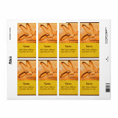 ANTIEK EGYPTIAN HONEY BEEKEEPER ETIKET (Full Sheet)