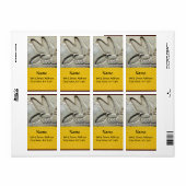 ANTIEK EGYPTIAN HONEY BEEKEEPER ETIKET (Full Sheet)