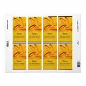 ANTIEK EGYPTIAN HONEY BEEKEEPER ETIKET (Full Sheet)