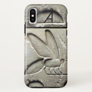 ANTIEK EGYPTIAN HONEY BEEKEEPER MONOGRAM iPhone XS HOESJE