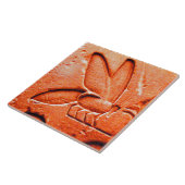 ANTIEK EGYPTIAN HONEY BEEKEEPER Red Tegeltje (Zijkant)