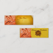 ANTIEK EGYPTIAN HONEY BEEKEEPER WAX SEAL MINI VISITEKAARTJE (Voorkant / Achterkant)