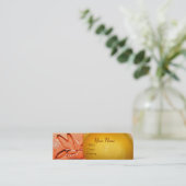 ANTIEK EGYPTIAN HONEY BEEKEEPER WAX SEAL MINI VISITEKAARTJE (Staand voorkant)